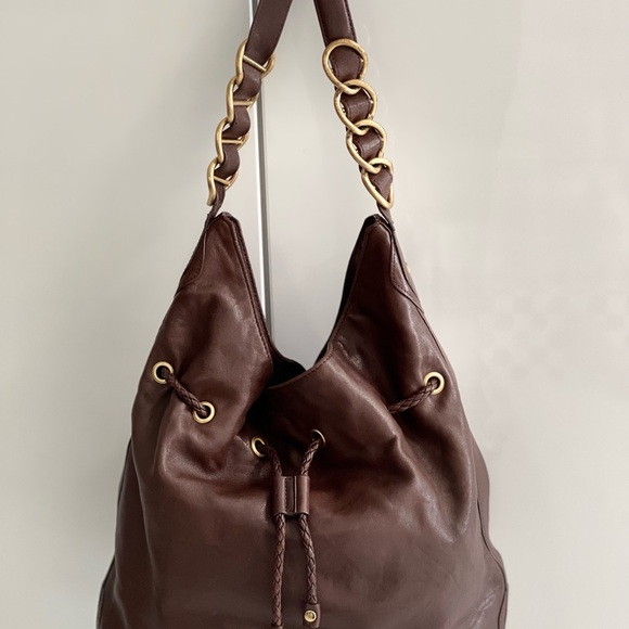 Elaine Turner Chocolate Brown, Hobo Shoulder Bag, Butter Soft Leather.Delicious - Picture 2 of 9